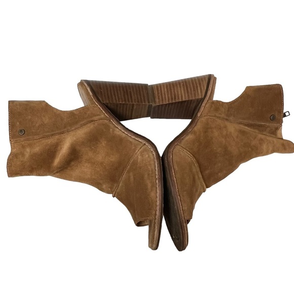 UGG Valencia Peep Toe Heeled Ankle Booties Size 9.5 - Picture 6 of 11